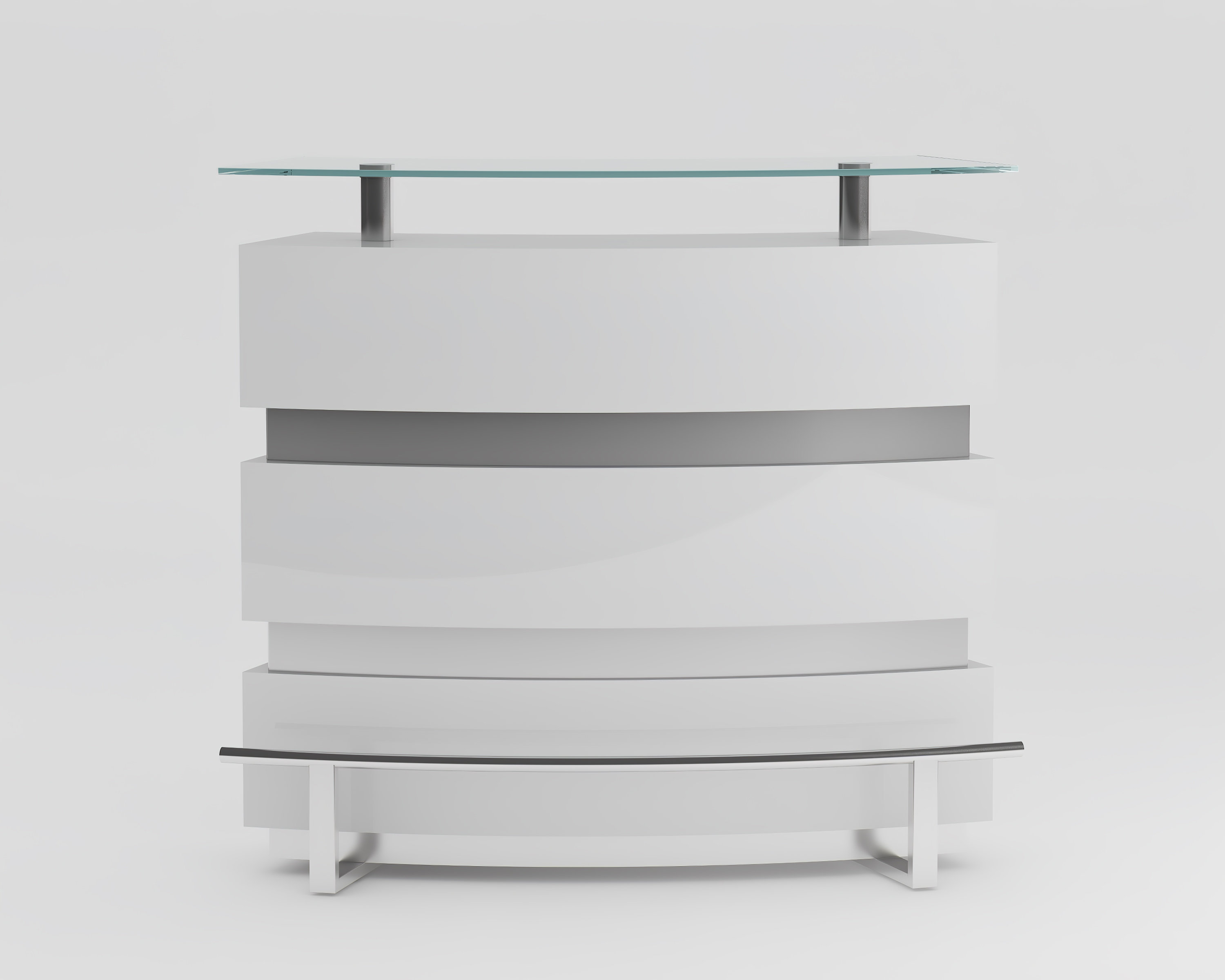 Orren Ellis Xenia Home Bar with Wine Storage & Reviews Wayfair