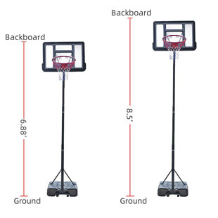 PELLOR Adjustable Basketball Hoop Scoring Basketball Hoop for Kids Toddler Mini Basketball Hoop Include （2 Basketball 1 Pump 1Manual） Basketball Hoop Hight 8.8 in 
