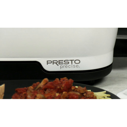 Presto 06620 Presto Tuxedo Digital Skillet 12-inch Multi-Cooker