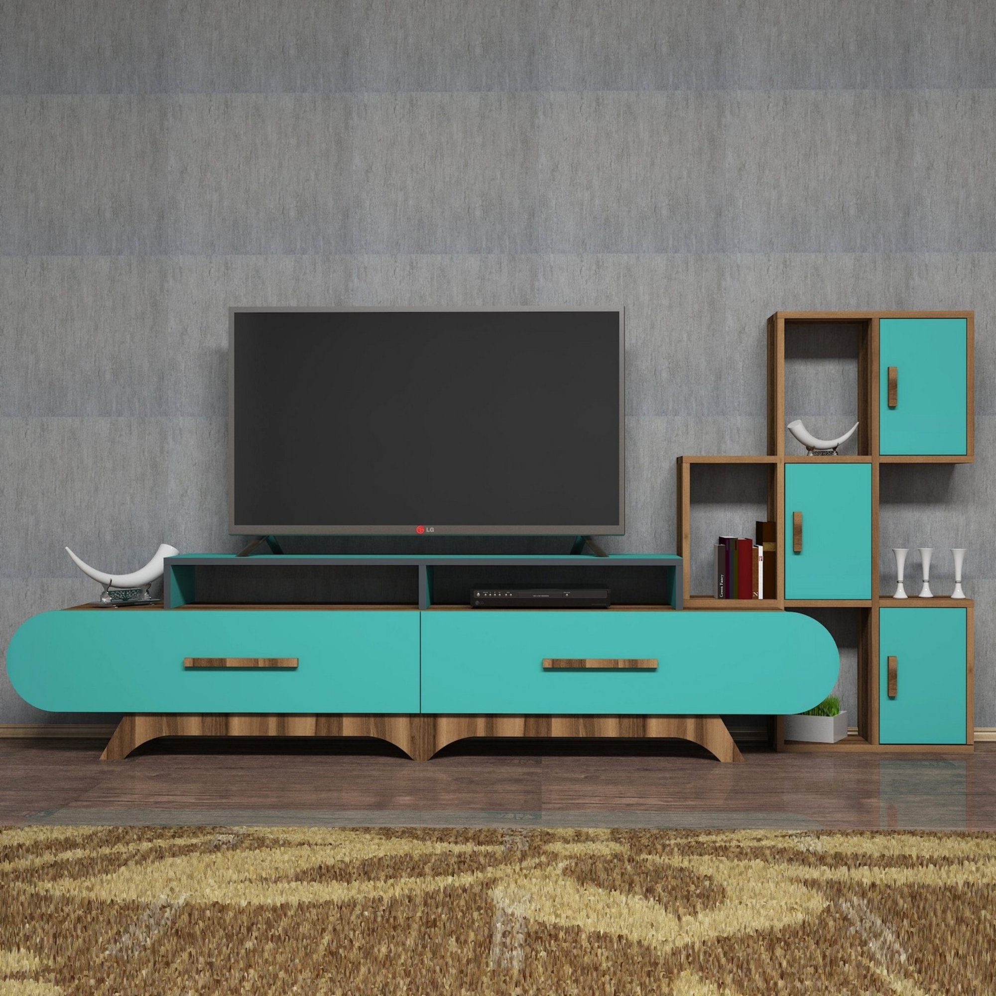 East Urban Home Entertainment Center for TVs up to 70" Wayfair