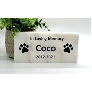Real Stone Personalized by Florida-Funshine Ferret Memorial Stone 