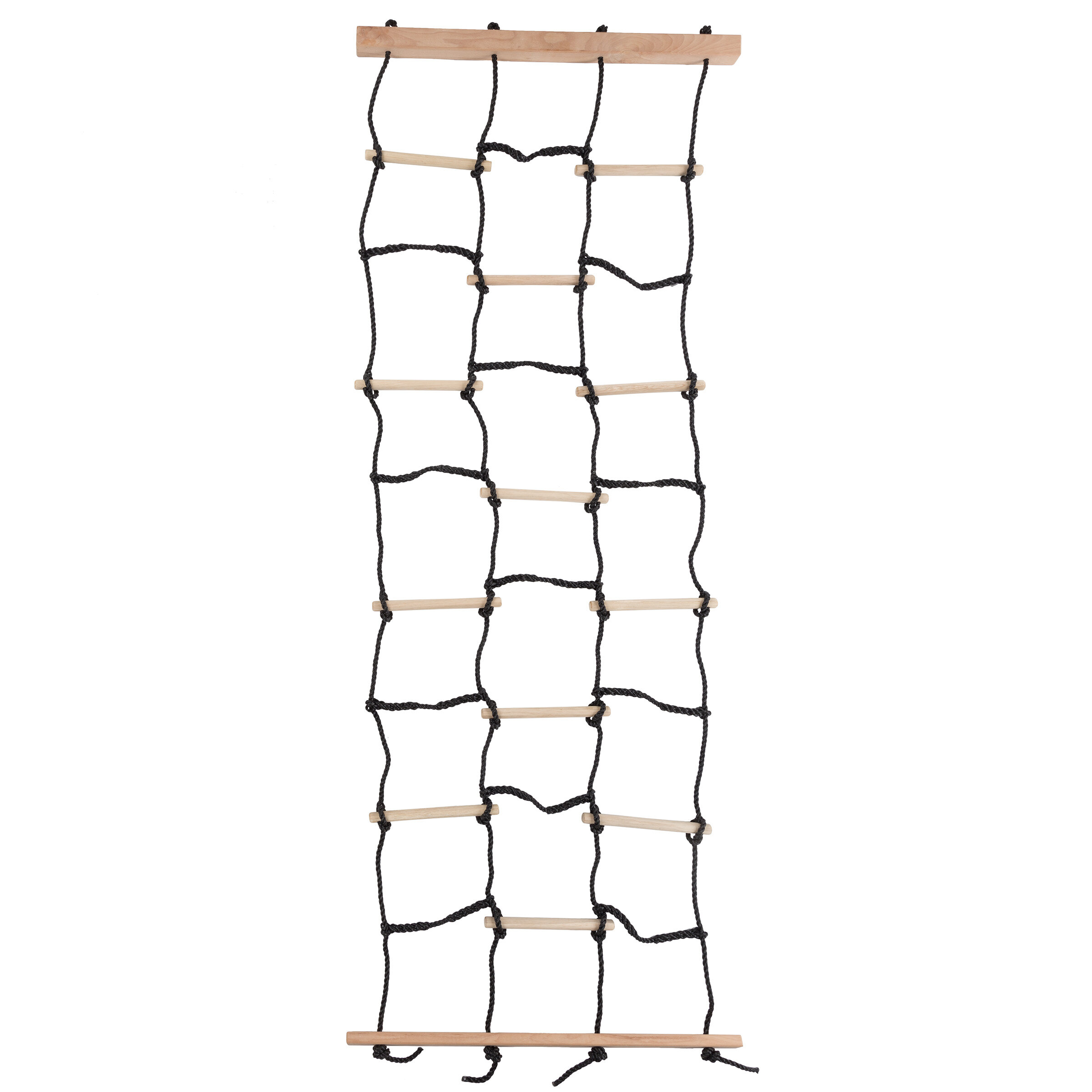 SM SunniMix Climbing Cargo Net Rope Ladder for Kids Children Playing Backyard Game Tool 120cm x 200cm 
