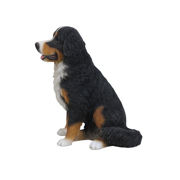 Hi-Line Gift Ltd Bernese Mountain Dog Puppy Statue Brown 