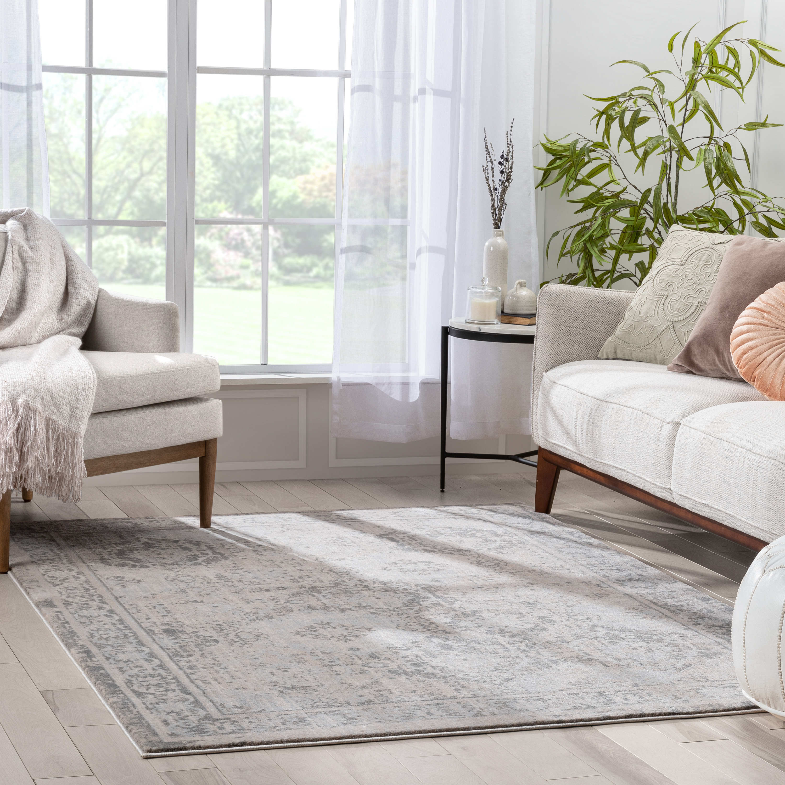 Well Woven Kensington Ivory Oriental Persian Vintage Marjorie