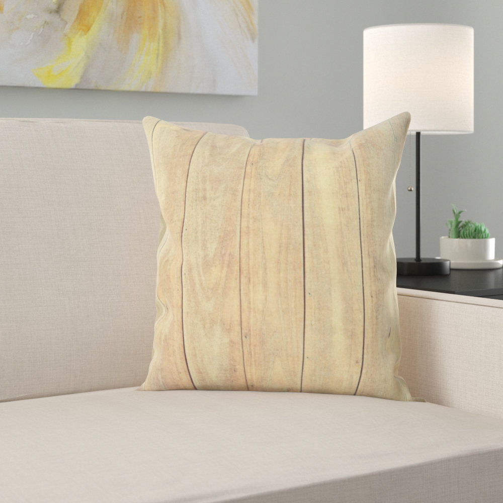 Hardwood Throw Pillow East Urban Home