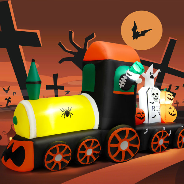 electric train clipart black and white pumpkin