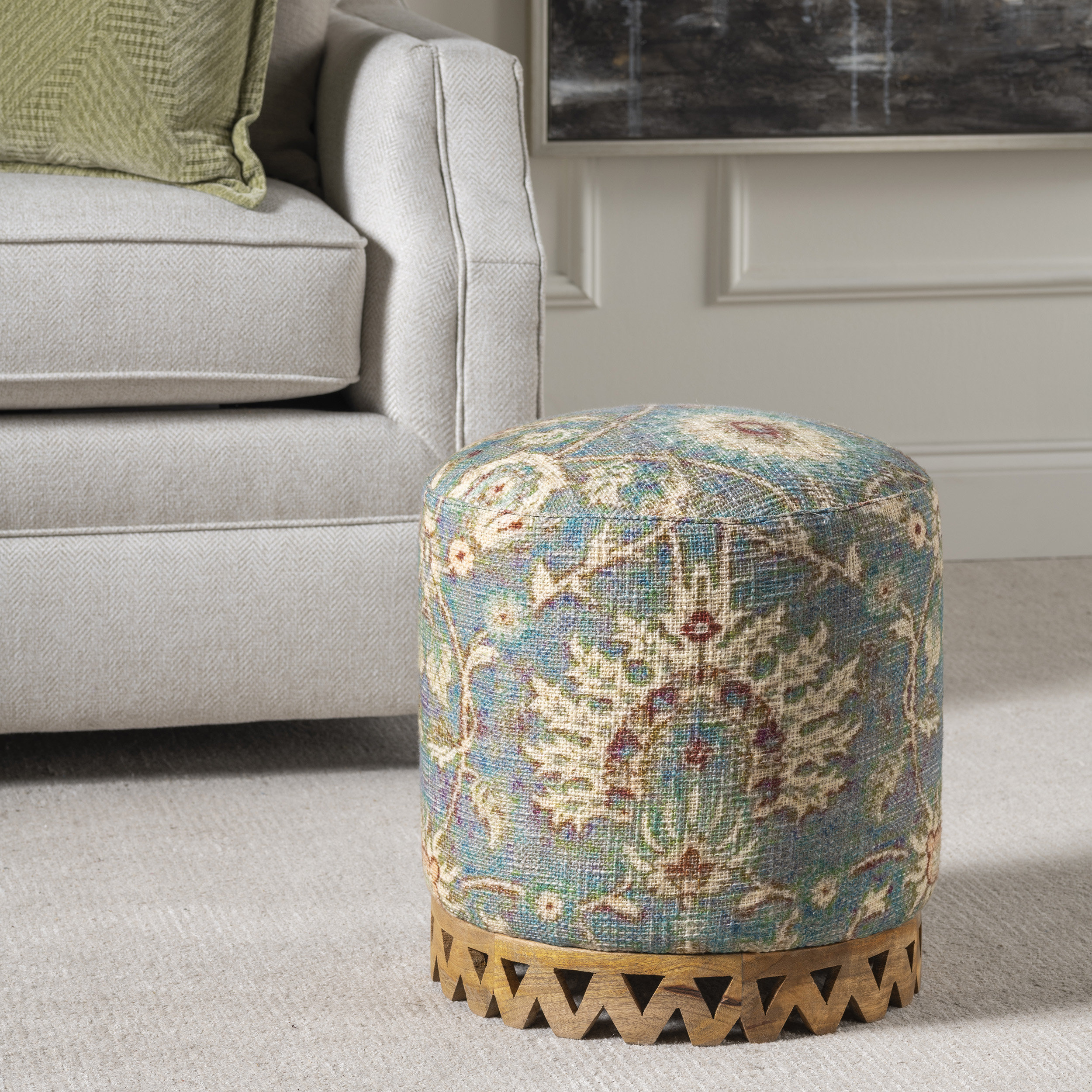 Mistana™ Arturo Upholstered Ottoman & Reviews Wayfair