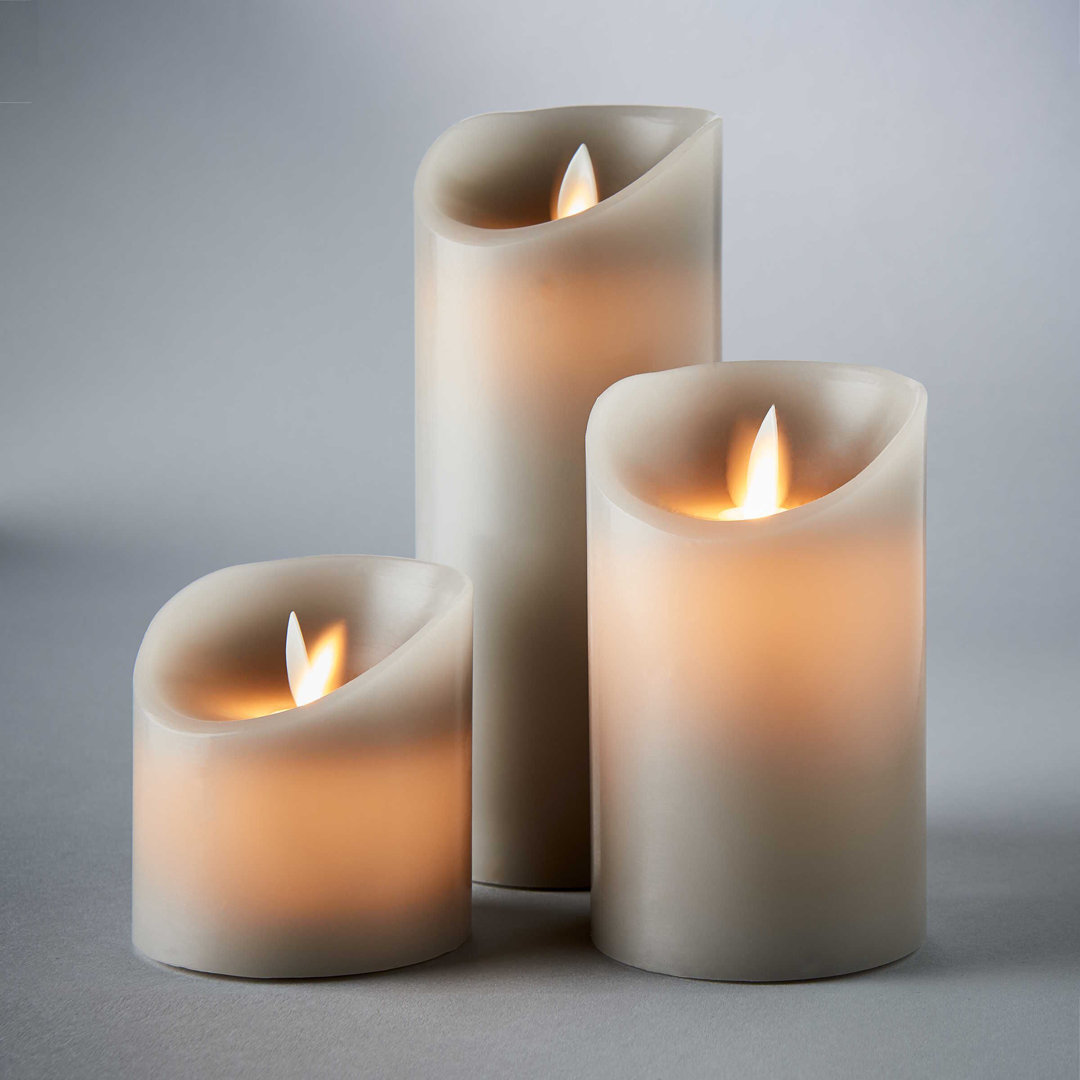 Butlers 3-tlg. LED-Kerzen-Set Glowing 