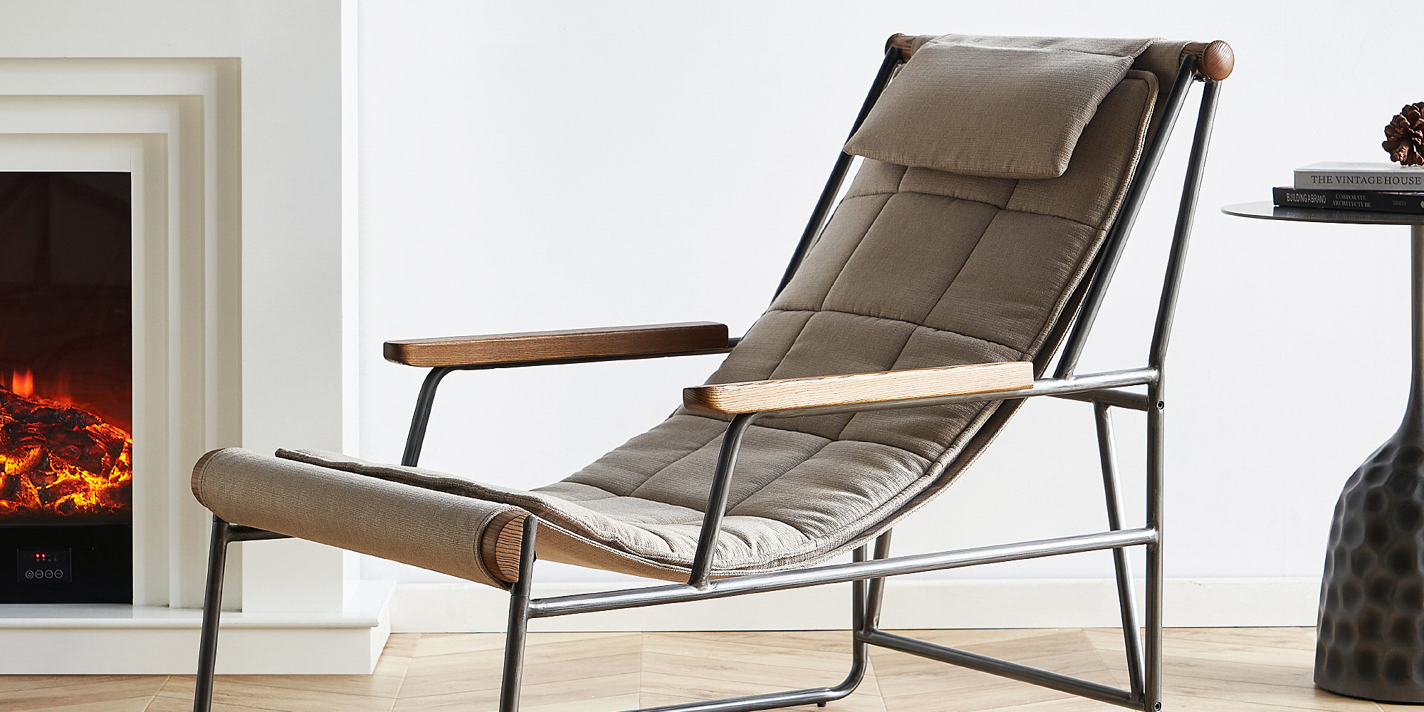 Murcia Tufted Linen Lounge Chair | eBay