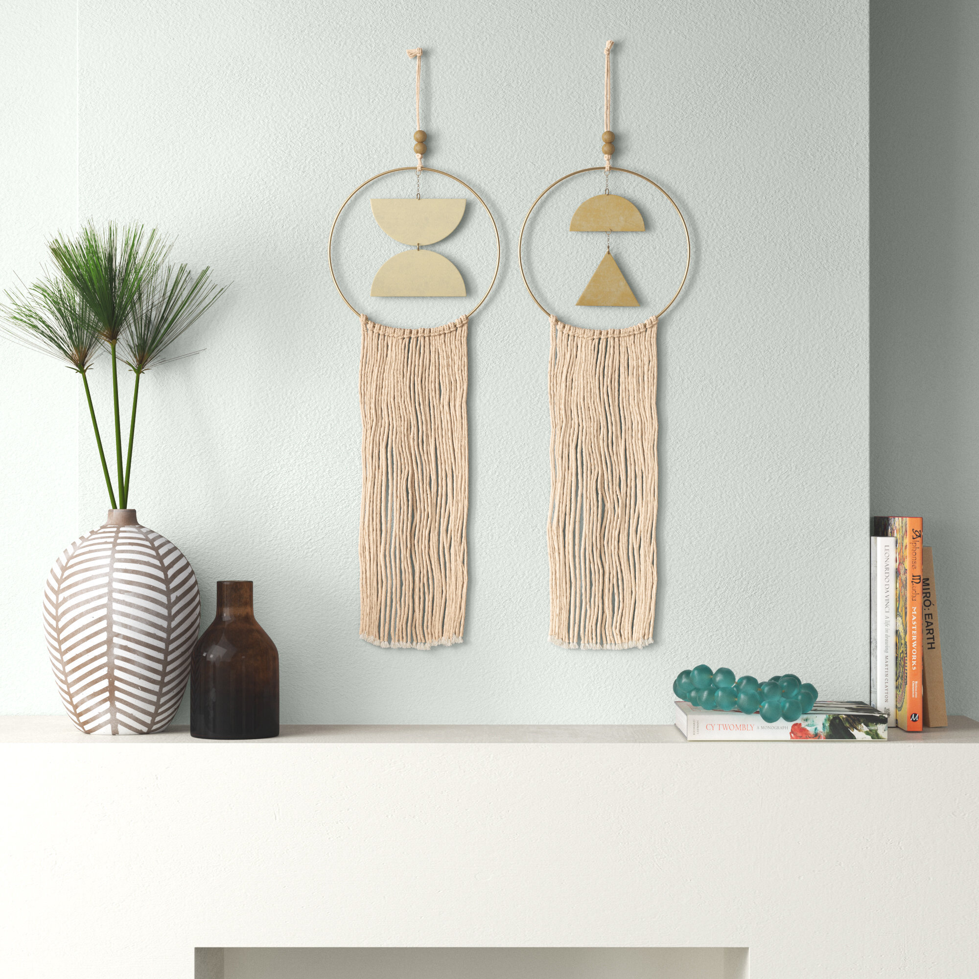 Mistana™ 2 Piece Metal Wall Décor Set Wayfair