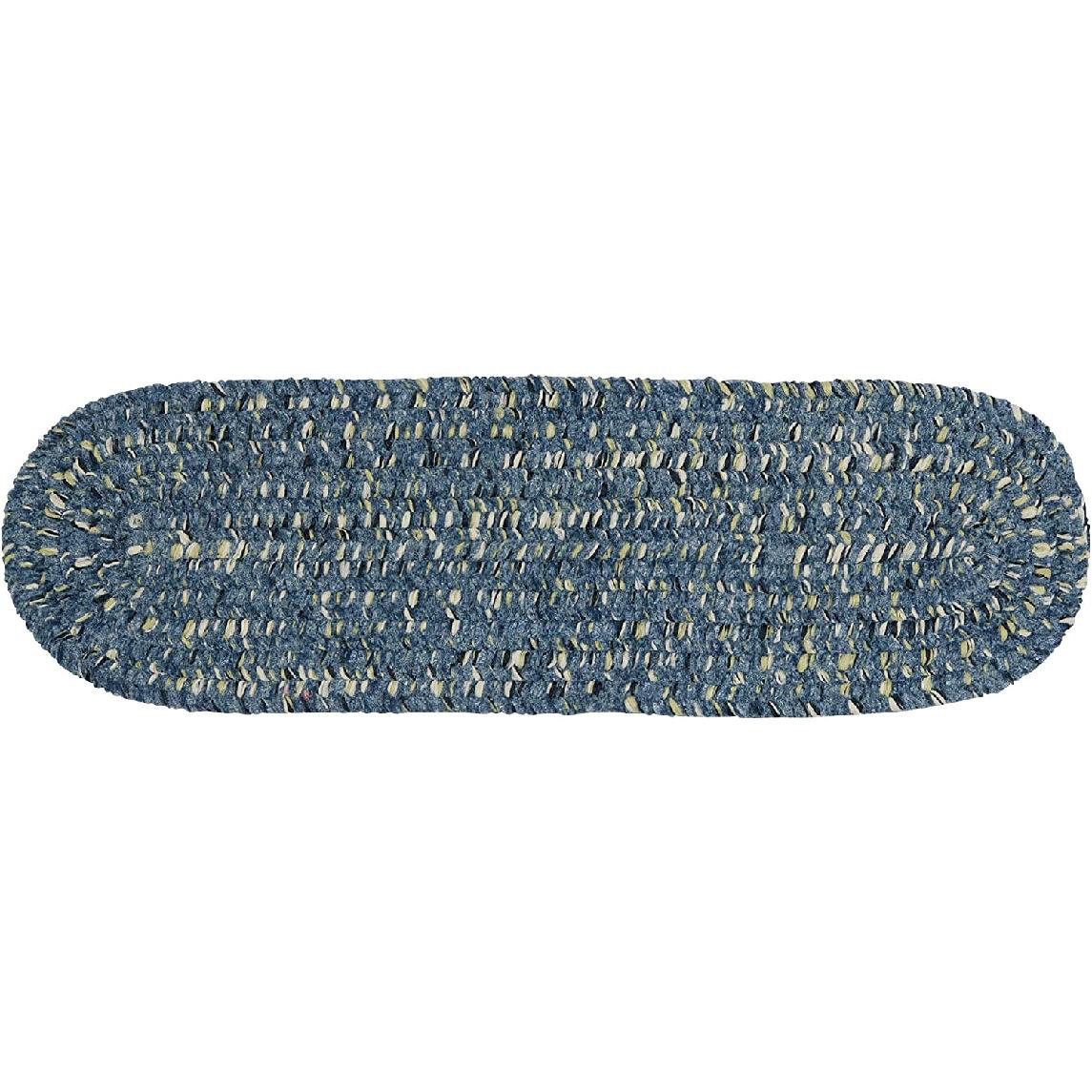 Dakota Fields Almarie Braided Chenille Blue Tweed Rug Wayfair