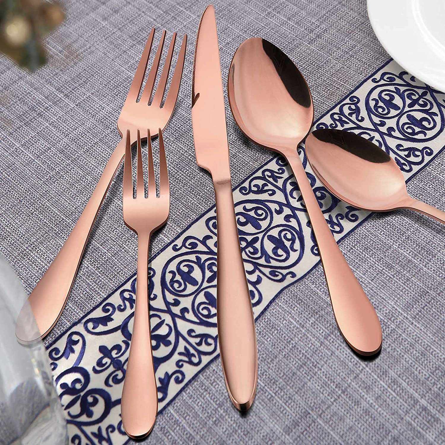 Orren Ellis Sarah Ann 40 Piece Stainless Steel Flatware Set Service For 8 Wayfair