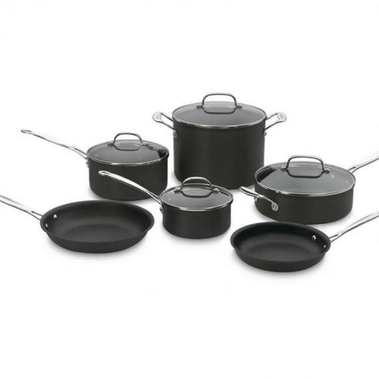 cuisinart chef's classic hard anodized 14 piece