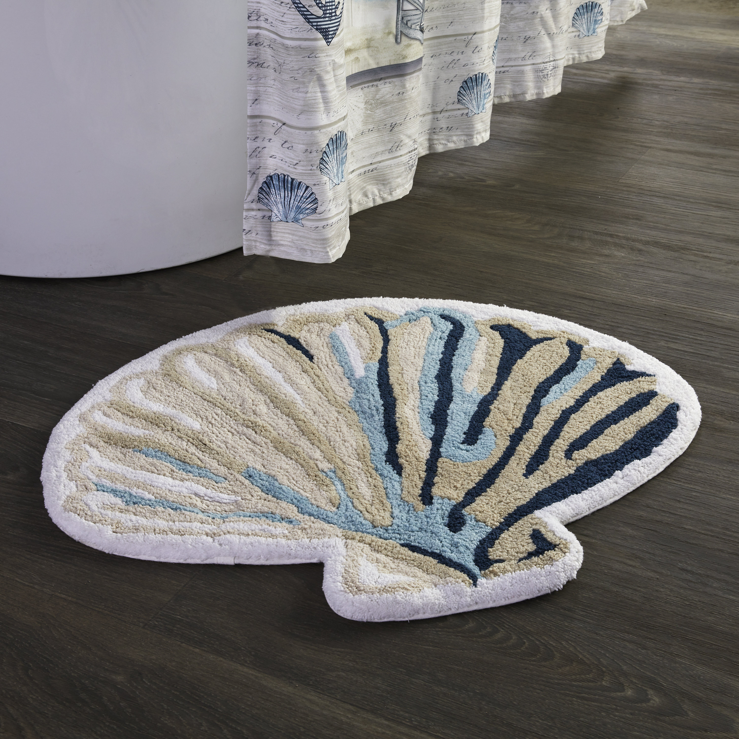 Rosecliff Heights Kilmarnock Sea Drift Bath Rug & Reviews Wayfair