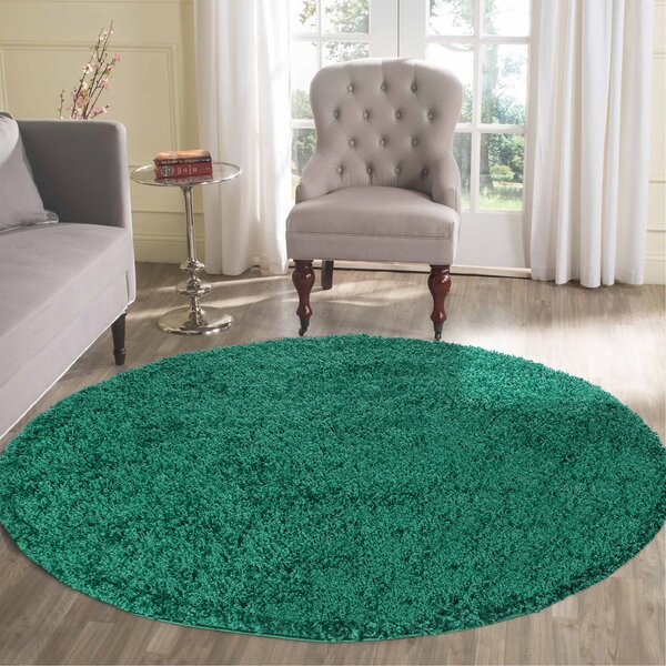Green Shaggy Rugs Luxurious Non Shedding Runner Rug Small Giant Sizes Popular UK 