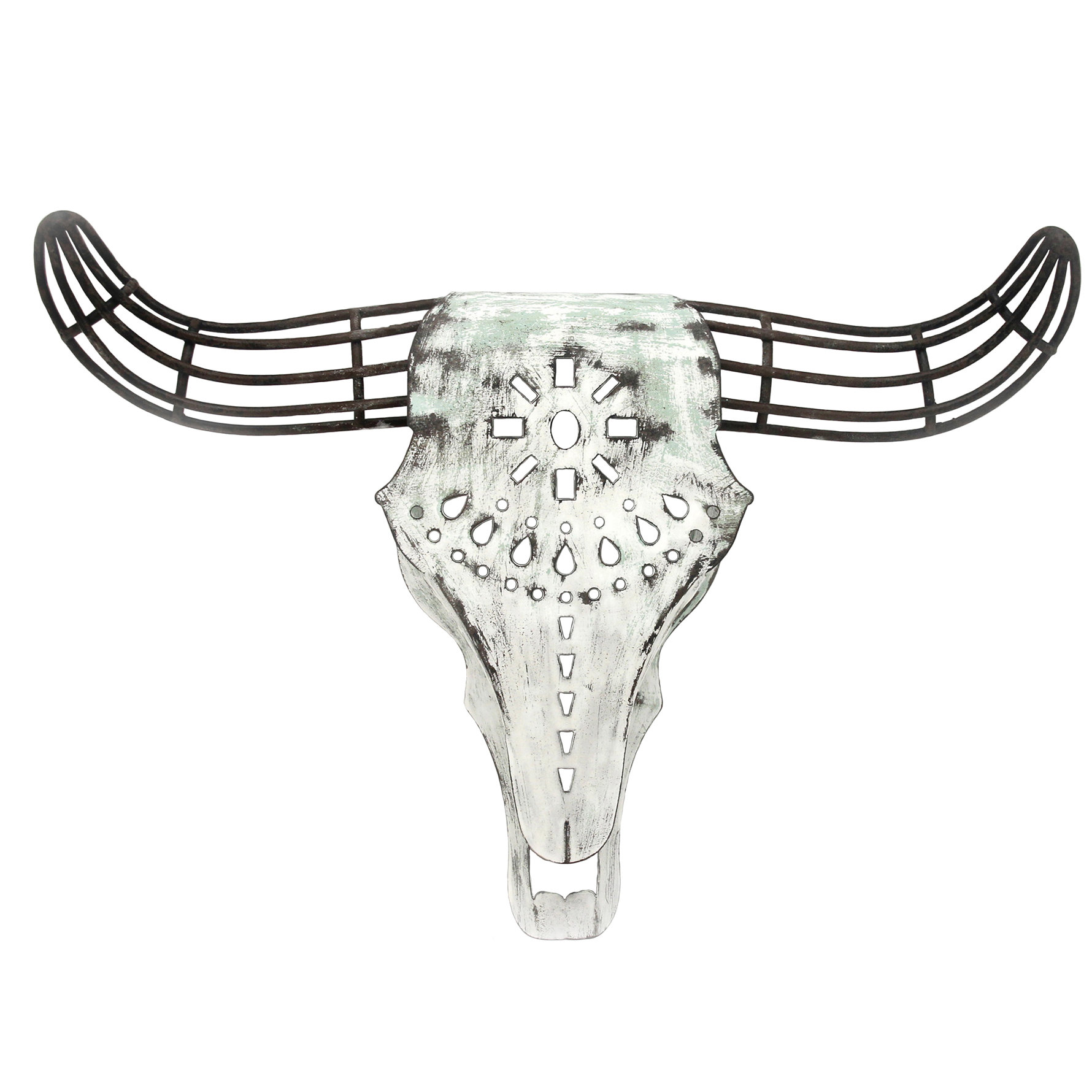 Millwood Pines Bull Skull Wall Décor Wayfair