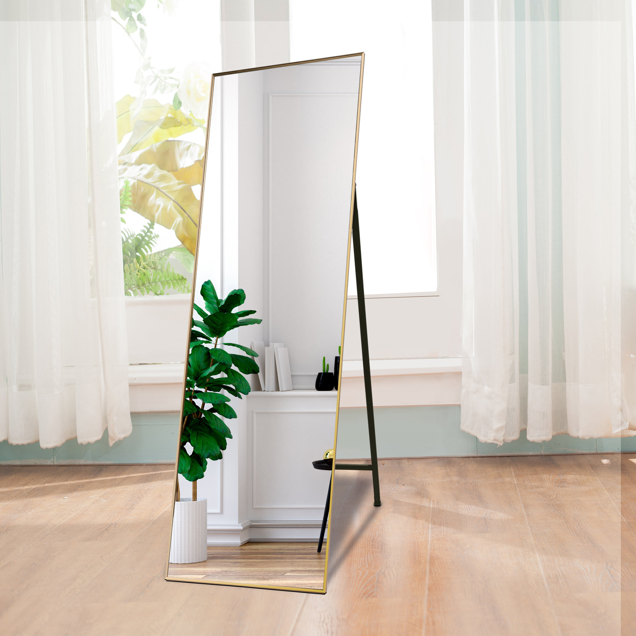 Mercer41 Avrianna Rectangle Metal Mirror Wayfair