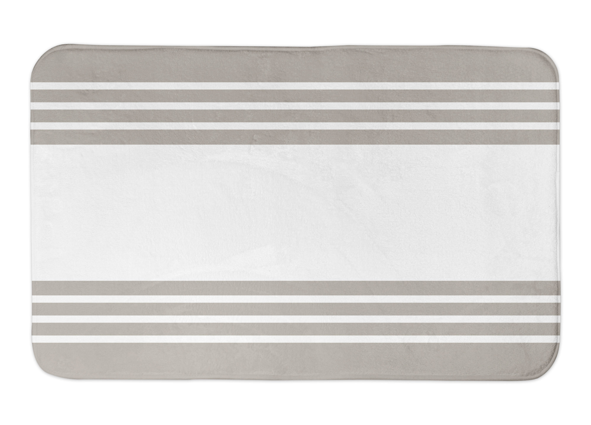 Gracie Oaks SandpiperCove Stripe Rectangle NonSlip Striped Bath Rug Wayfair