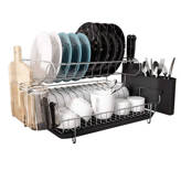 Haitral 2-Tier Compact Steel Dish Rack & Reviews | Wayfair