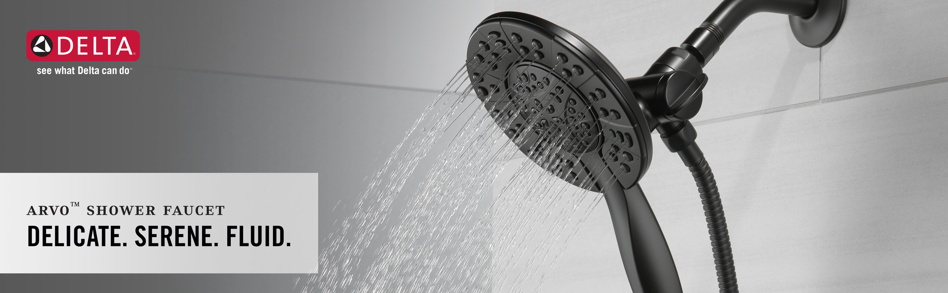 Delta Arvo Shower Faucet with Roughin Valve and In2ition Shower