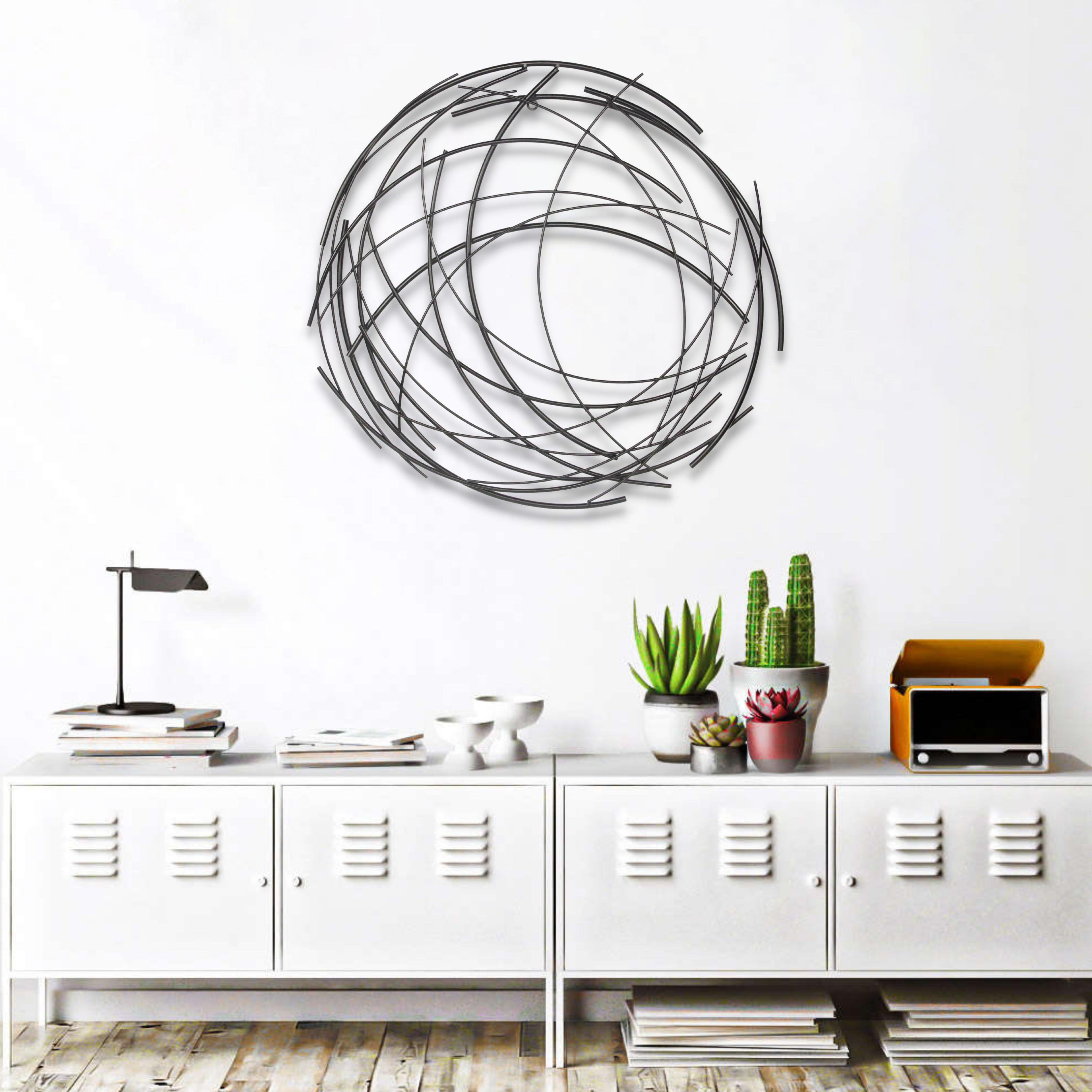 Ivy Bronx Contemporary Abstract Round Wall D??cor & Reviews | Wayfair