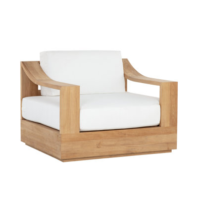 Tahiti Teak Swivel Patio Chair with Cushions