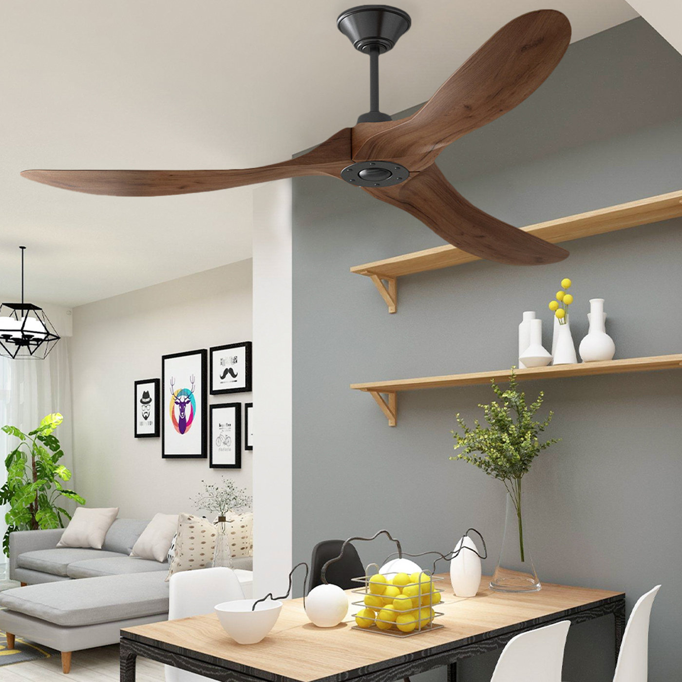 Brayden Studio® Batha 60'' Ceiling Fan & Reviews Wayfair Canada