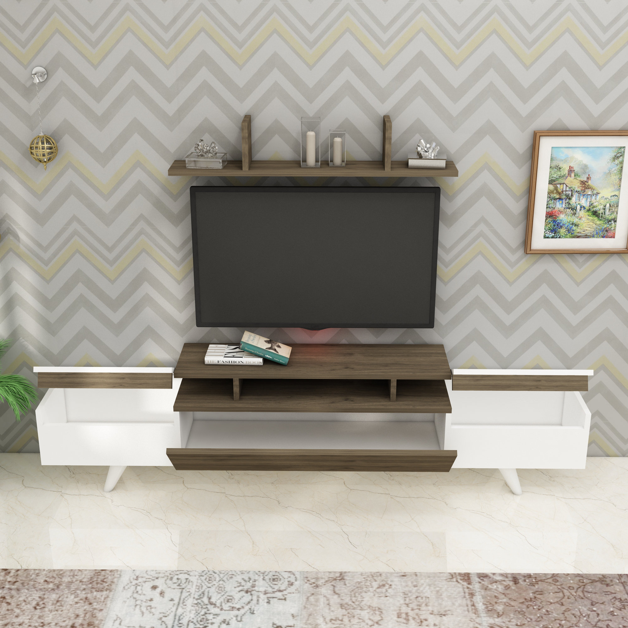 Isabelline Doric TV Stand for TVs up to 40" Wayfair.co.uk