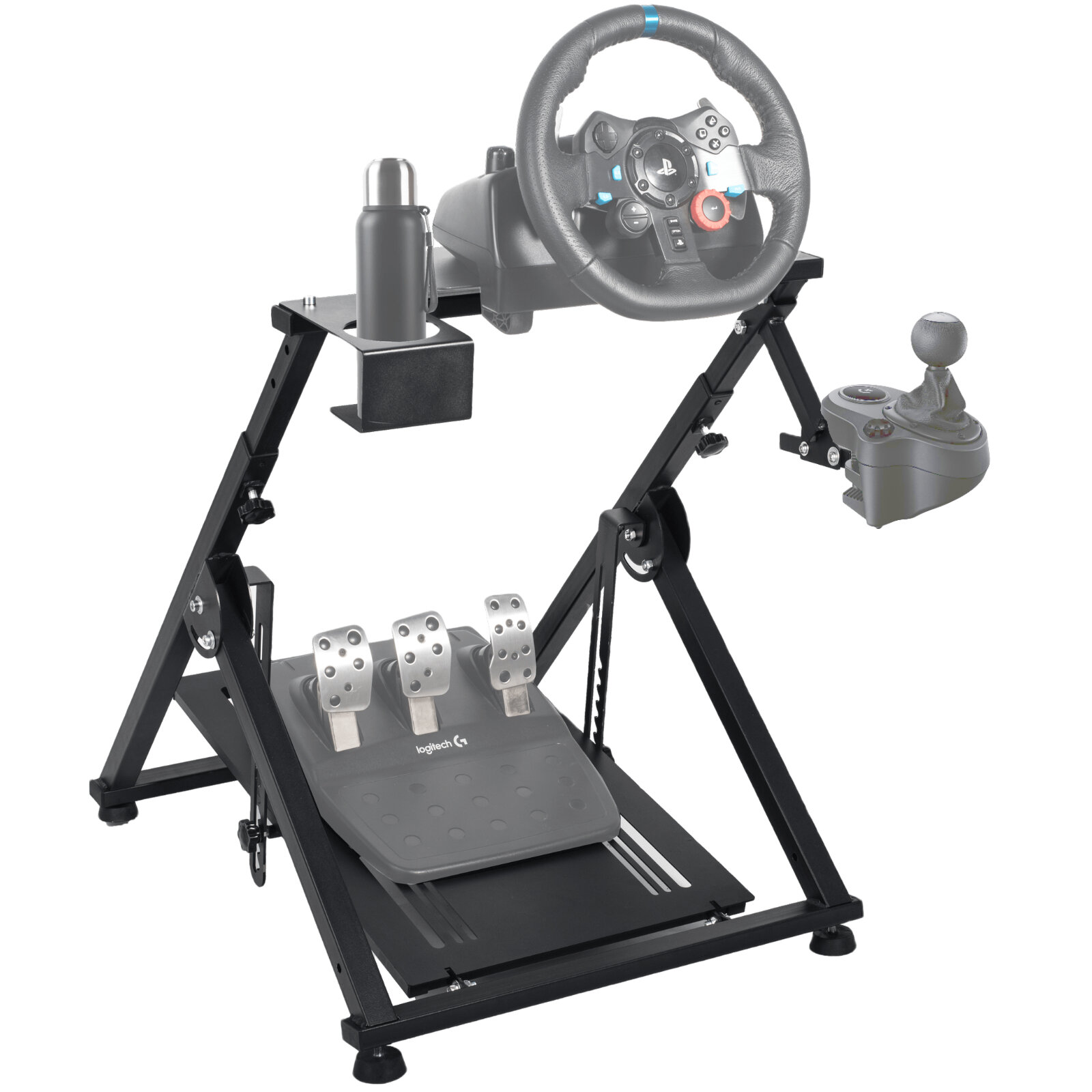 Pool Nu al Gelukkig is dat Anman Steering Racing Wheel Stand for Logitech G25G27 G29 G920 G923  Thrustmaster T180 XBOX PS4 PC & Reviews | Wayfair