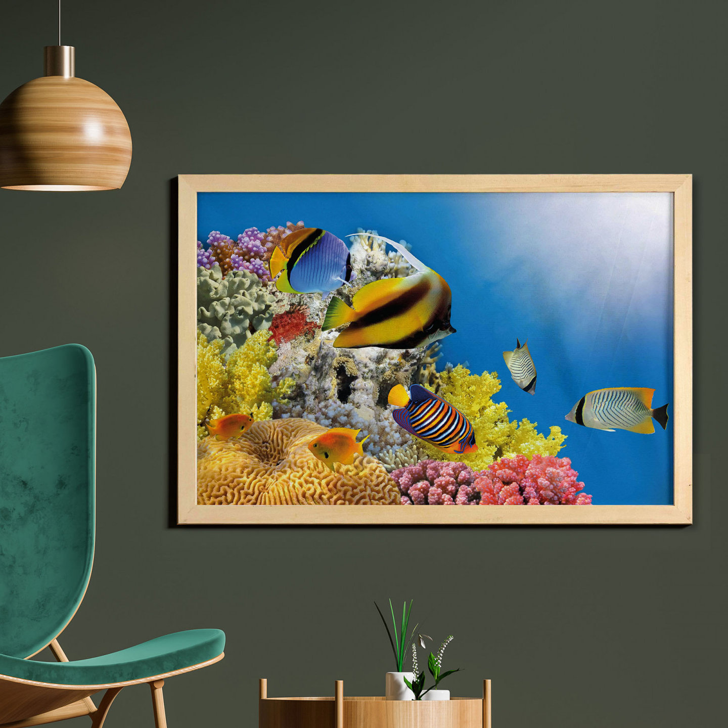 East Urban Home Printed Fabric Poster Picture Frame Print Wayfair