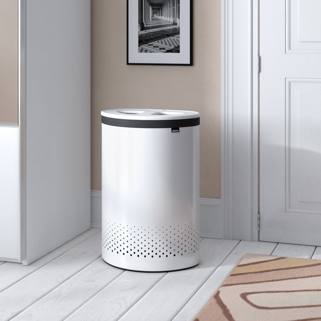 Brabantia - Selector Laundry Bin - 55 Litres - White