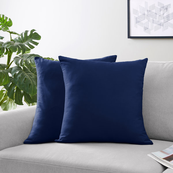 dark blue pillows