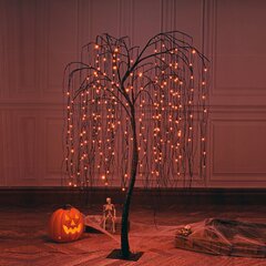 Details about   Energy Star 50 Orange Mini LED Lights On Black Wire Halloween Indoor/Outdoor 