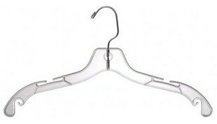 Hangon Recycled Plastic with Notches Shirt Hangers 19 Inch Black 25 Pack 