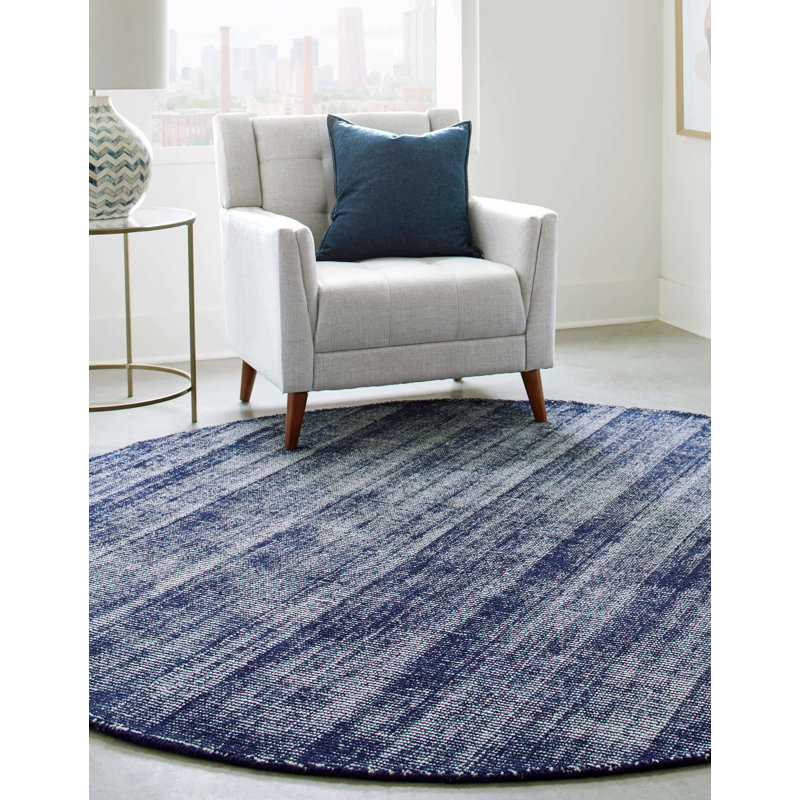 Jill Zarin Handmade Hand-Knotted Wool Blueberry Rug & Reviews | Wayfair