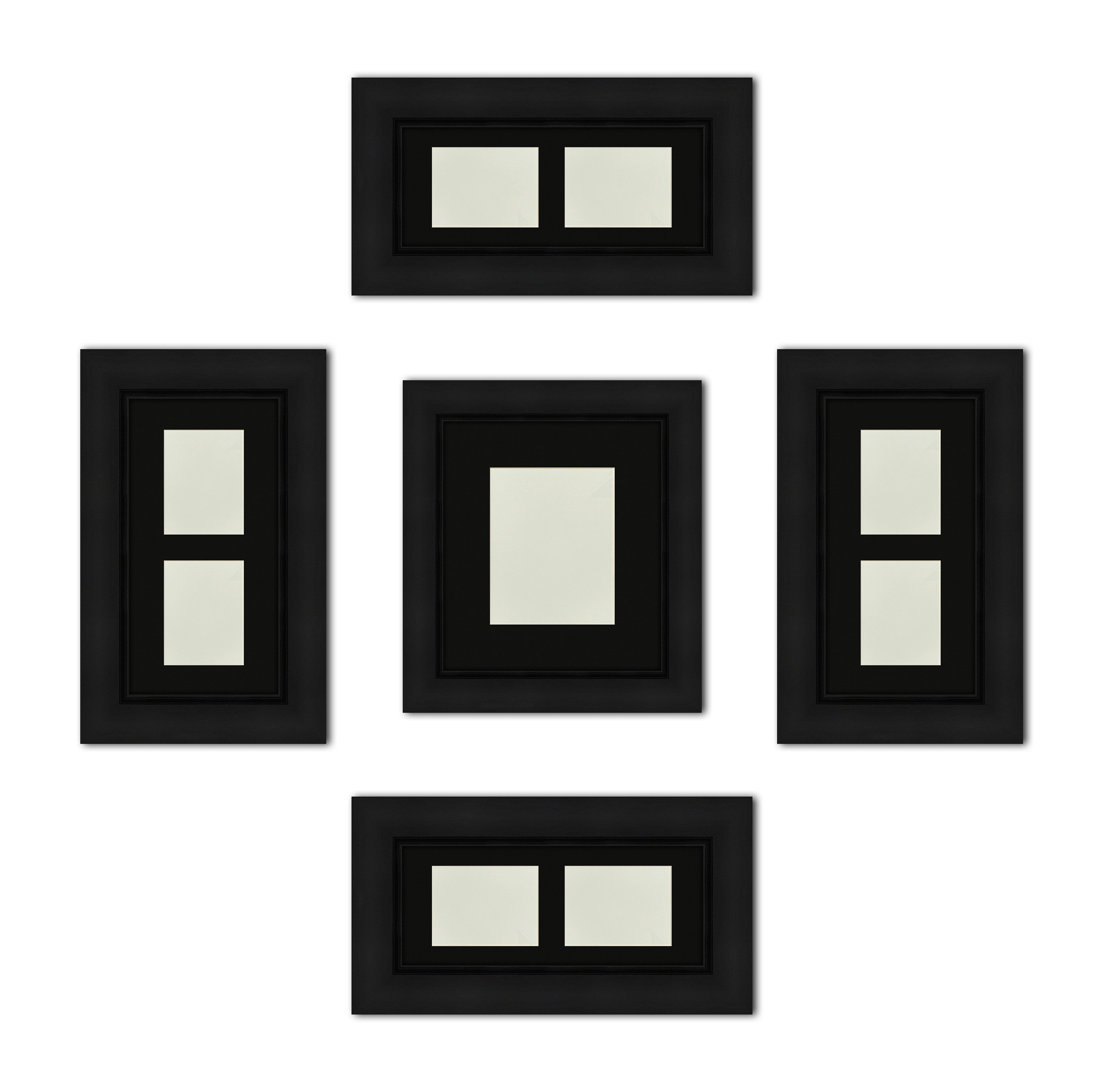 Red Barrel Studio® Glass Collage Picture Frame Set of 5 Wayfair