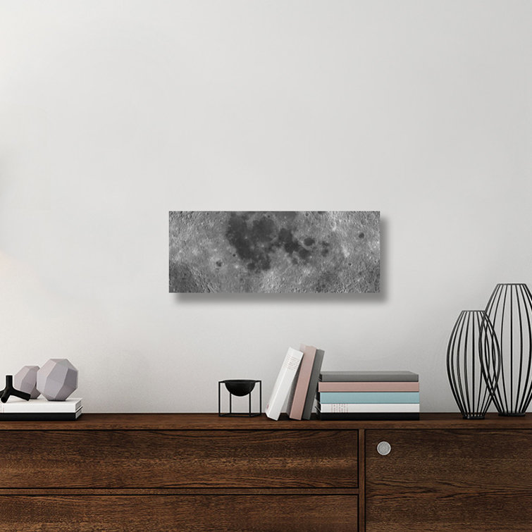 Bless international Unmarked Map - Unmarked Map Of The Moon%2C Projection By United States Geological Survey Photograph Print On Canvas 