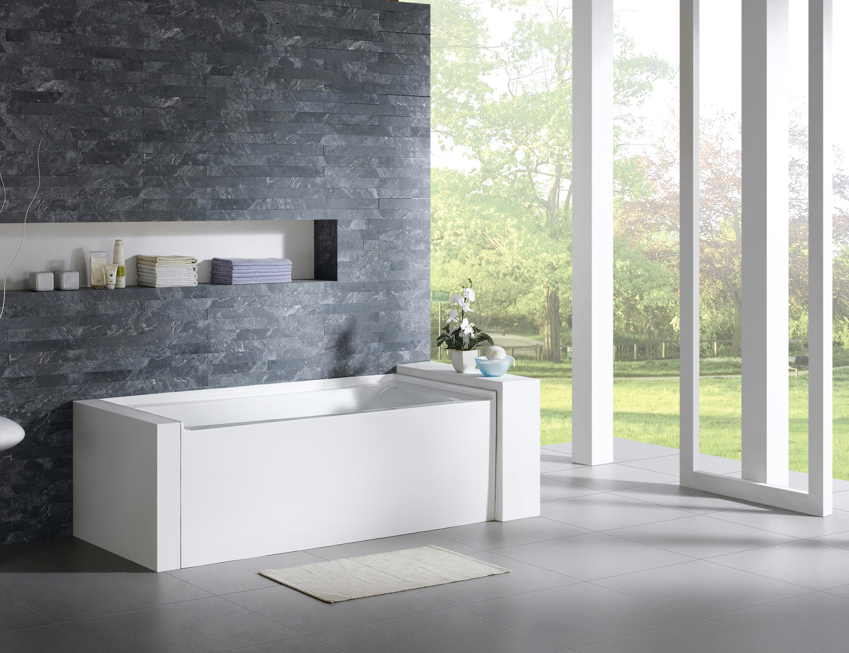 Alma Sotria 60x30 Alcove Soaking Acrylic Bathtub Wayfair