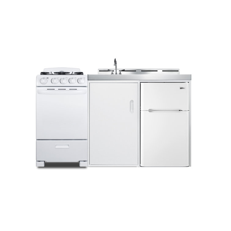 Summit Appliance 3.2 Cubic Feet cu. ft. Kitchenette Mini Fridge with Freezer