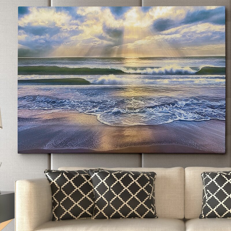 Calming Sea by Mike Calascibetta - Photograph on Canvas