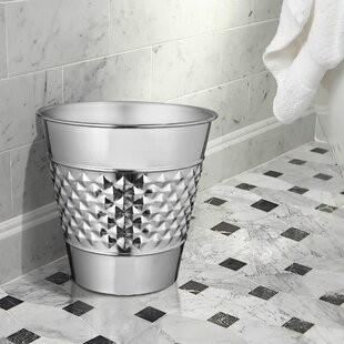 6.5L Kitchen Rubbish Bin Oval Trash Can Office Bathroom White Recycle Storage 