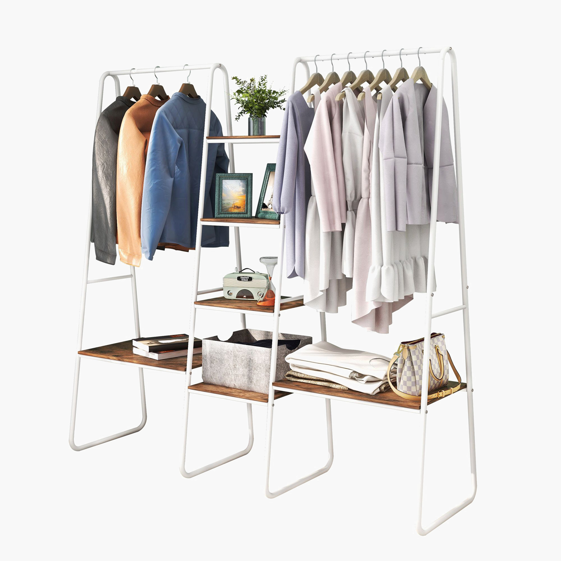 Latitude Run® Ageeth 60.2'' Clothes Rack Wayfair