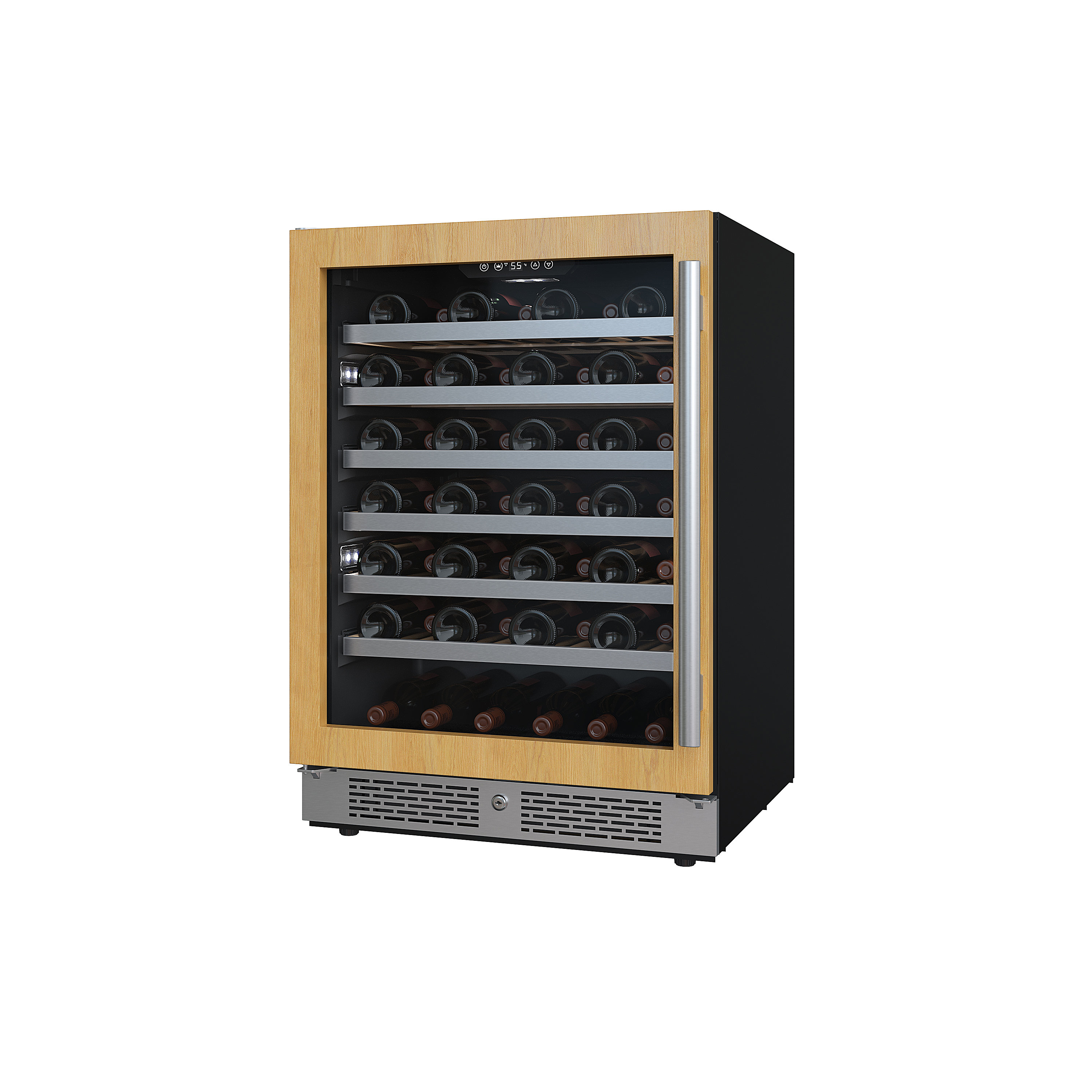 Avallon 23.81'' 53 Bottle Single Zone Freestanding Wine Refrigerator