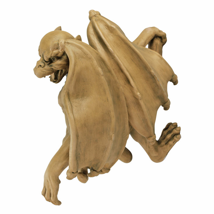 Gaston-Gargoyle-Computer-Kletterer Von Design Toscano – Gotischer Deko-Hingucker Für Schreibtisch & Regal, 44 X 36 X 39 Cm