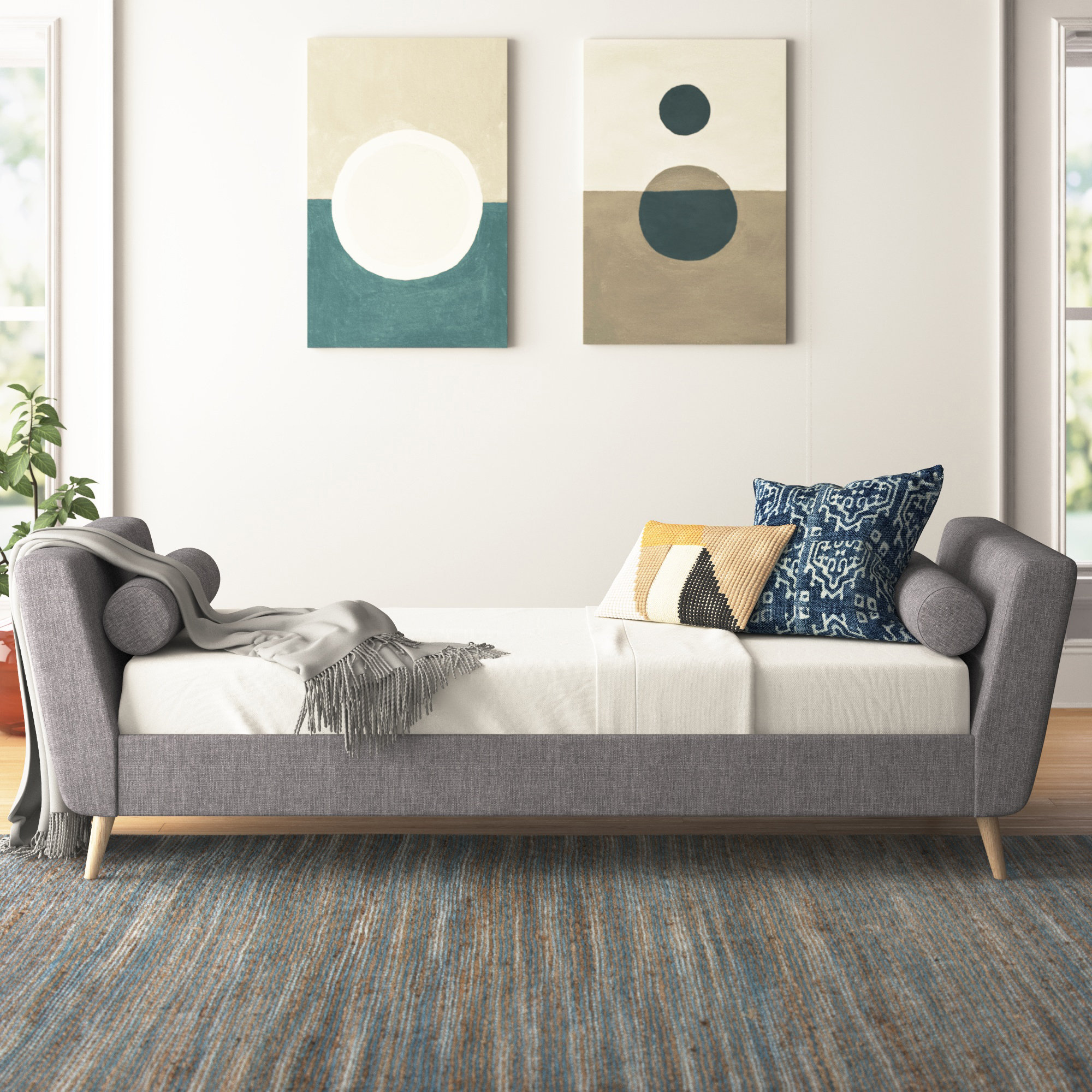 Mercury Row® Cunniff Upholstered Daybed & Reviews Wayfair