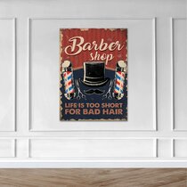 Steel TATTOO REMOVAL SAW Sign Metal Shop Front barbershop shave parlour BARBERS 