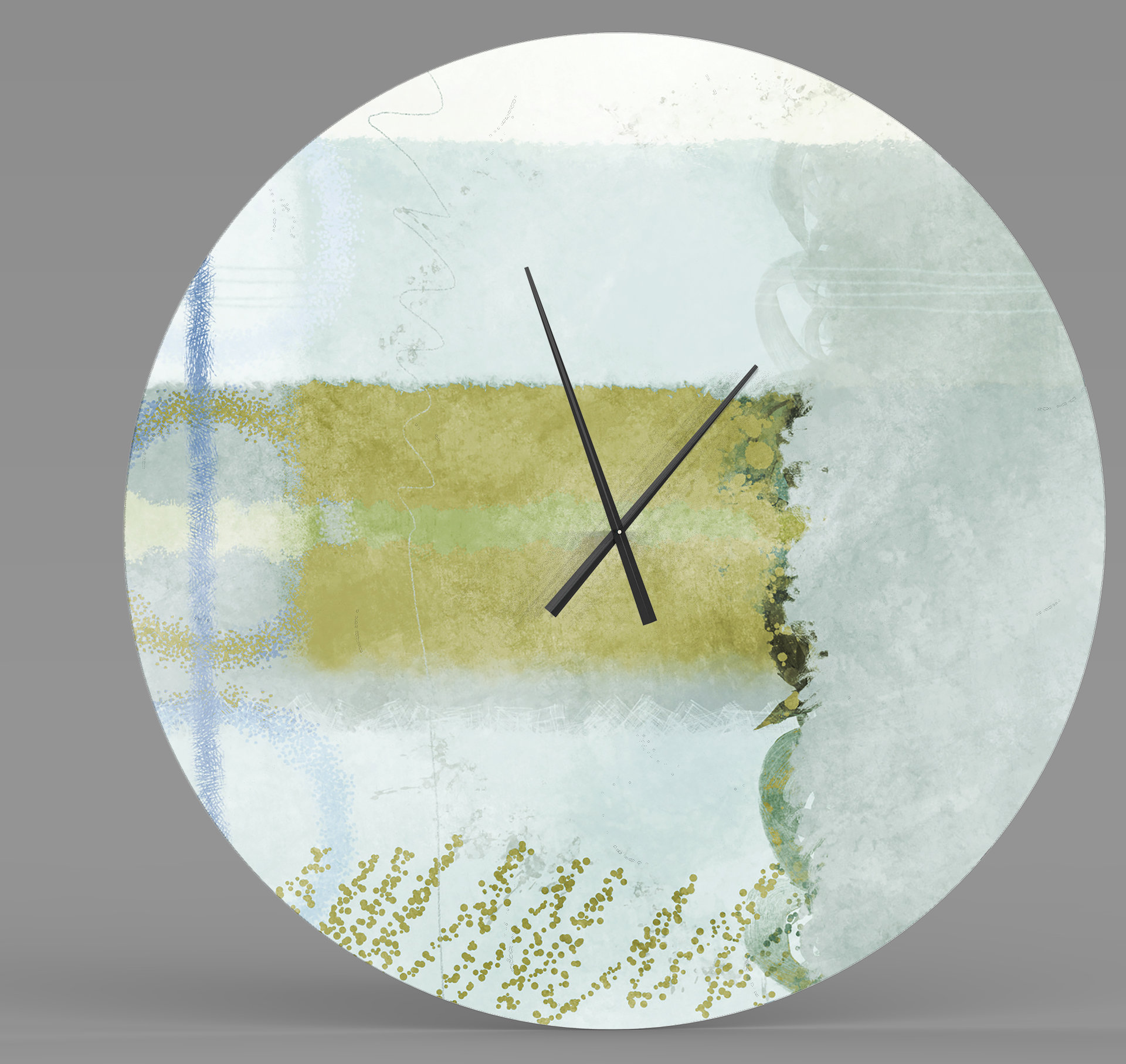 Latitude Run® Unobtrusive Dependable Abstract Wall Clock Wayfair