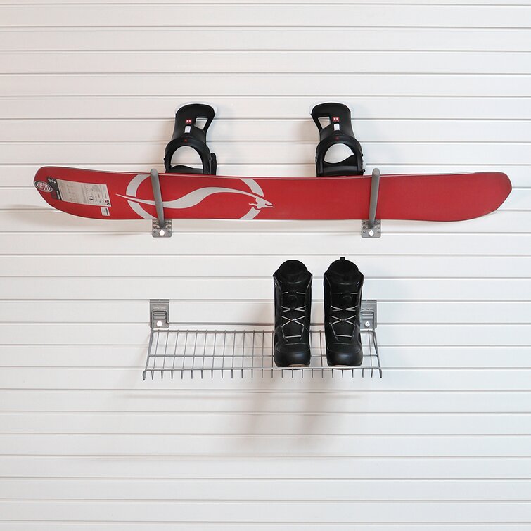 Tegen Appartement kwaliteit StoreWALL Basic Snowboard 4 Piece Slatwall Accessory Kit | Wayfair
