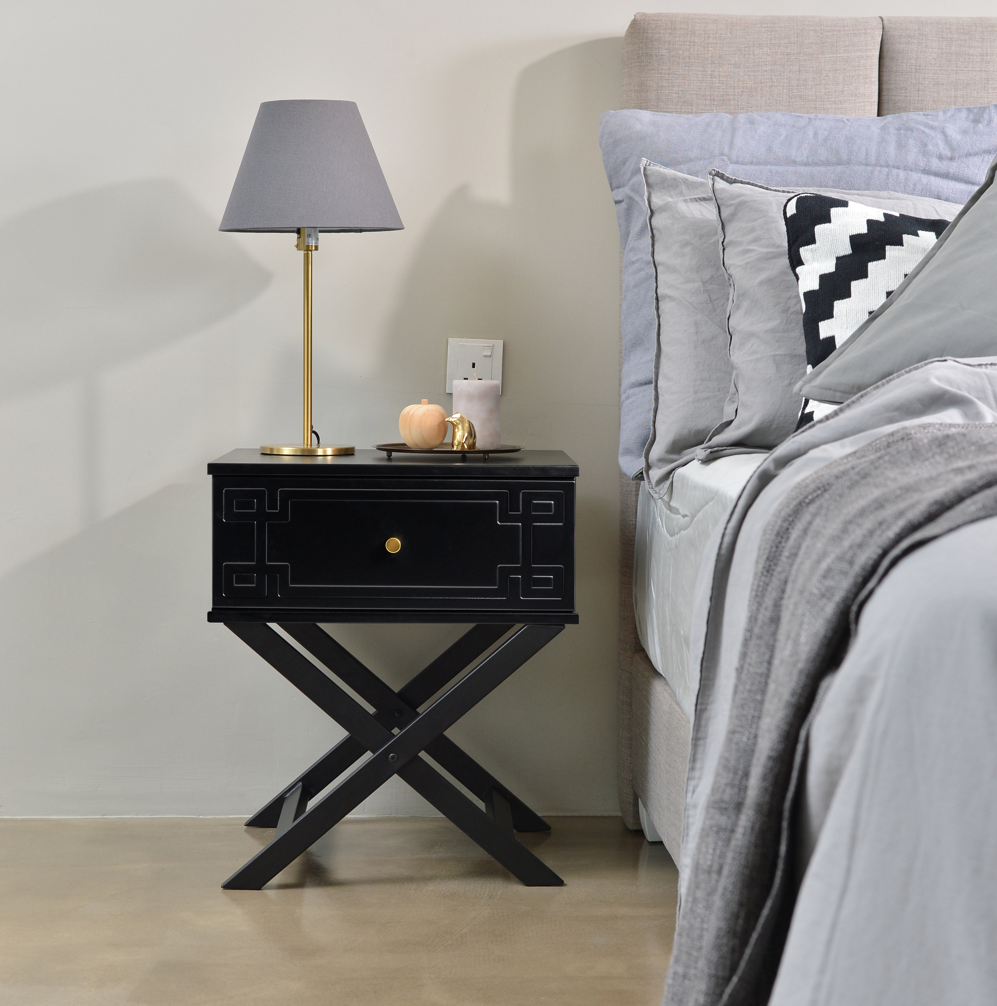 Oliver Chattie Iron Nightstand Wayfair