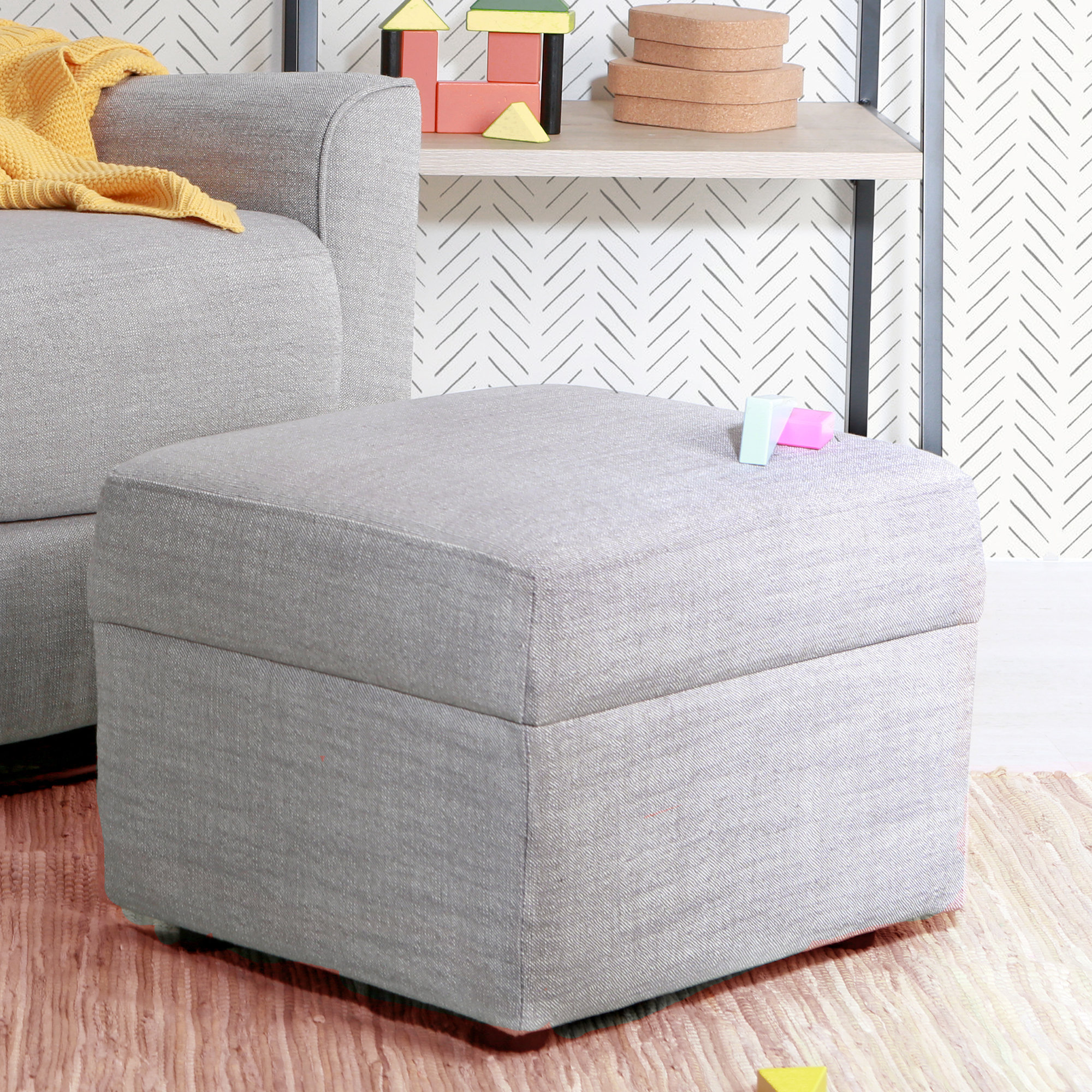Second Story Home Soho Upholstered Ottoman & Reviews Wayfair